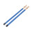 2Pcs Bamboo Drum Brush & Mallet Set for Percussion Instruments, Blue 2