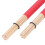 2Pcs Bamboo Drum Brushes & Mallets Set for Jazz Kit - Red 4