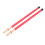 2Pcs Bamboo Drum Brushes & Mallets Set for Jazz Kit - Red 3
