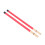 2Pcs Bamboo Drum Brushes & Mallets Set for Jazz Kit - Red 9