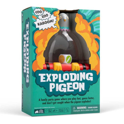 Exploding Kittens Exploding Pigeon Game - Board Game