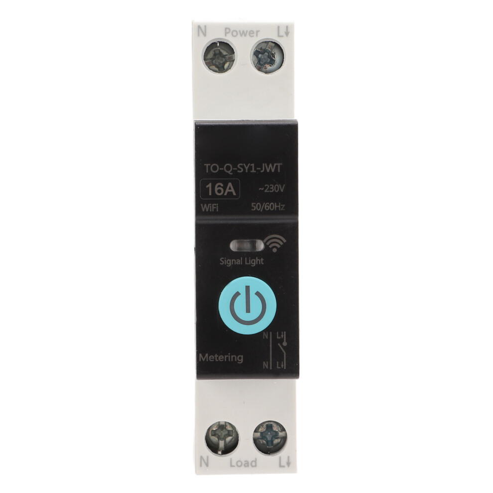 Smart Wifi Din Rail Circuit Breaker 16A With Remote Control And Timer Modes 9321339942375