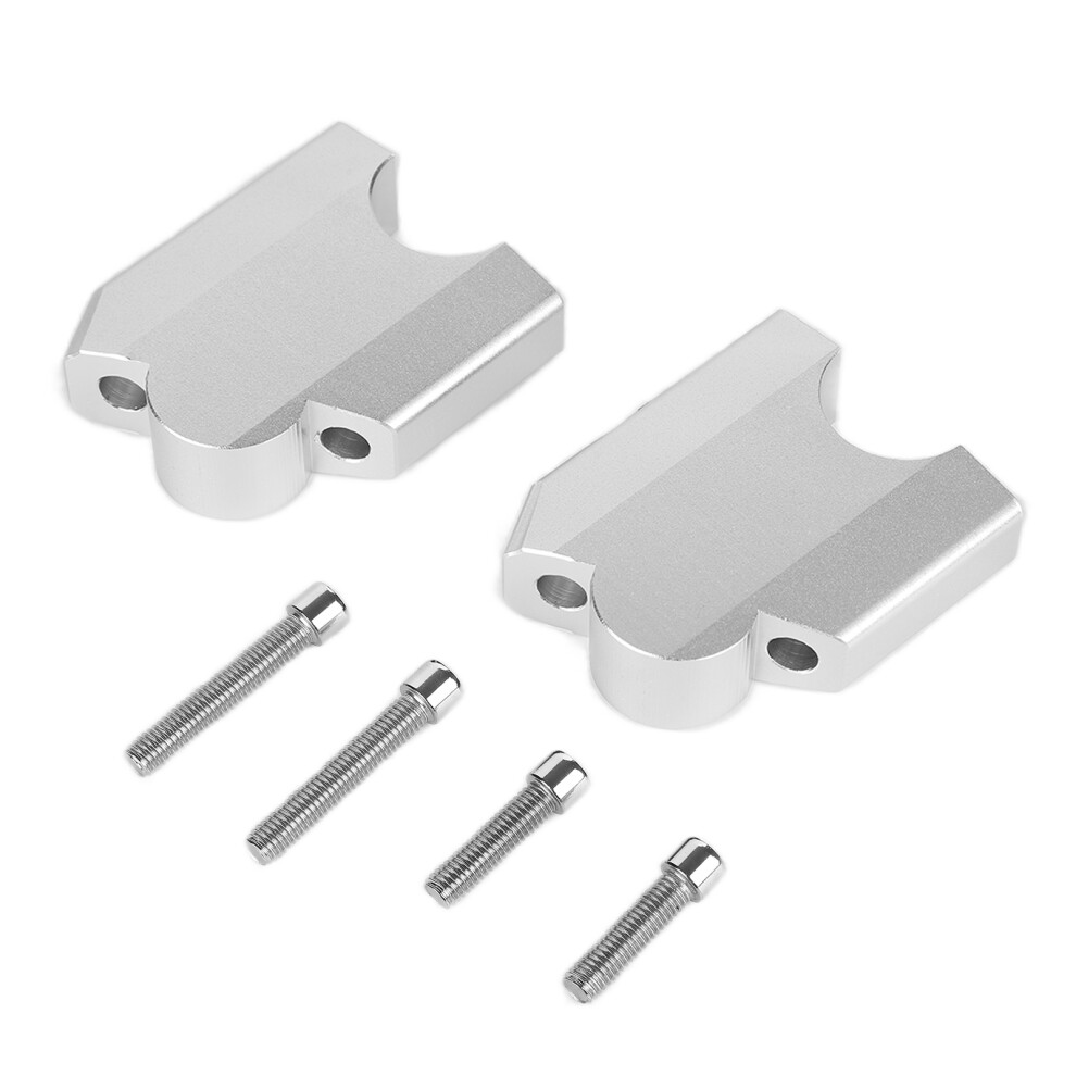2Pcs Handlebar Riser Mount Clamp Aluminum Alloy 9121376472411