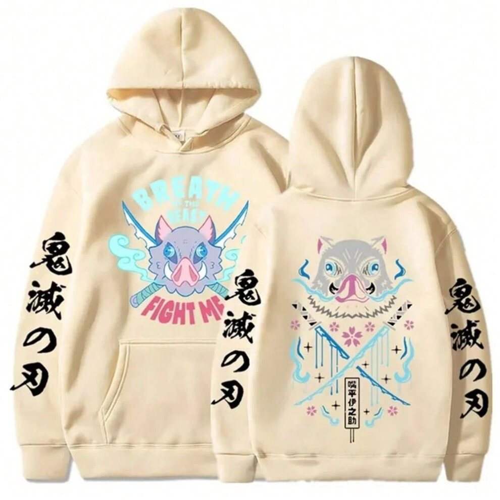 (ZLHH86-12, M) Demon Slayer Japanese Anime Hoodie Pullovers Men Women Sweatshirts Harajuku Print Tops Casual Hip Hop Streetwear Men's clothing-image-OPC-PJJZ6YS-NEW