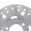 180mm/7.1in Front Brake Disc Steel Alloy 15