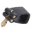 Saxophone Ligature Black PU Leather Metal Durable 5
