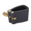Saxophone Ligature Black PU Leather Metal Durable 10