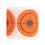 5CM Bright Orange Self-Adhesive Target Stickers - 250 Roll for Shooting 6