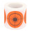 5CM Bright Orange Self-Adhesive Target Stickers - 250 Roll for Shooting 2