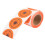 5CM Bright Orange Self-Adhesive Target Stickers - 250 Roll for Shooting 7