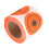 5CM Bright Orange Self-Adhesive Target Stickers - 250 Roll for Shooting 5