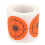 5CM Bright Orange Self-Adhesive Target Stickers - 250 Roll for Shooting 11