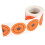 5CM Bright Orange Self-Adhesive Target Stickers - 250 Roll for Shooting 15