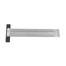 Regla en T de acero inoxidable para carpintería 200mm