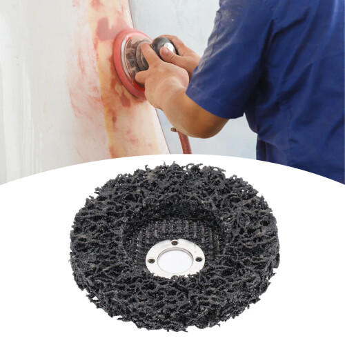 Black 3.9in Water-Resistant Paint Stripping Disc for Metal & Surface Cleaning