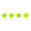 Green 4Pcs Bow String Silencers Shock Dampeners for Recurve & Compound Bows 9