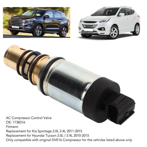 AC Compressor Control Valve Metal Replacement for Hyundai Tucson Models 2
