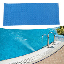 Pool Ladder Safety Mats 2-Pack Rubber Protective Pads 60x24x0.1cm Set