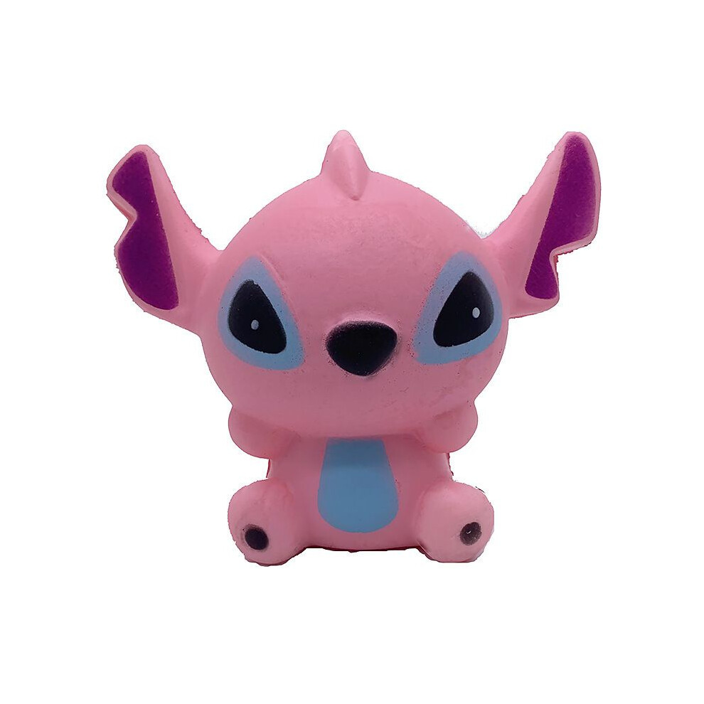 (Pink) Stitch Squeeze Toys Slow Rising Scented Reliever Squishy Antistress Fidget Toy Pink
