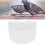 Cuenco de comida para aves de plástico, blanco, 20 piezas, 11x6cm 16