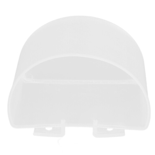 Cuenco de comida para aves de plástico, blanco, 20 piezas, 11x6cm