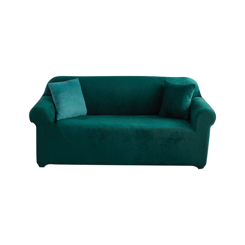 (Dark Green,90x140cm/35.43x55.11in)Housse de canapé élastique housse de canapé extensible housse de canapé sectionnelle couleur unie