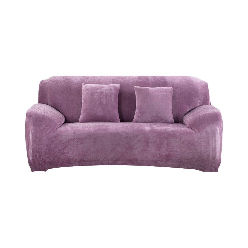 (Lavender,90x140cm/35.43x55.11in)Housse de canapé élastique housse de canapé extensible housse de canapé sectionnelle couleur unie