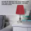 6PCS Wine Red Fabric Lampshade for E14 Bulb, 14x13x9.3cm 10