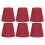 6PCS Wine Red Fabric Lampshade for E14 Bulb, 14x13x9.3cm 2