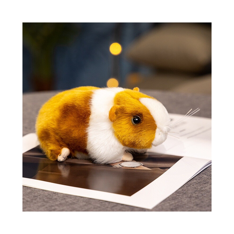 (Brown) Guinea Pig Plush Toy Cartoon Stuffed Doll Bedroom Decoration Gift Kids Cute Brown