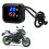 Universal DC12V 3 in 1 Temperature Volt Meter with 12