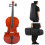 Viola Beginner with Bow Case Rosin Natural Color 9