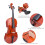 Viola Beginner with Bow Case Rosin Natural Color 15