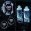 Audi 2pcs For Led Car Cup Bottle Holder Pad Mat Auto Lights Atmosphere Interior 4