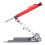 Multifunctional Aluminum Scribing Tool, Edge Ruler, Contour Gauge Gray/Red 9