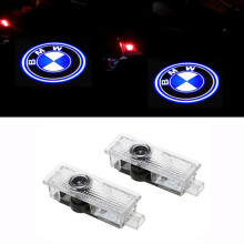 2x Led Car Door Logo Light Courtesy Laser Projector Puddle Emblem Bmw Lamp For