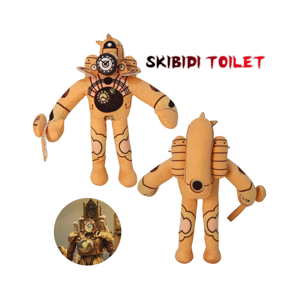 Skibidi Plush Toilet Toy Golden Titan Time Man Game Plushie Home Kid Decor Gift