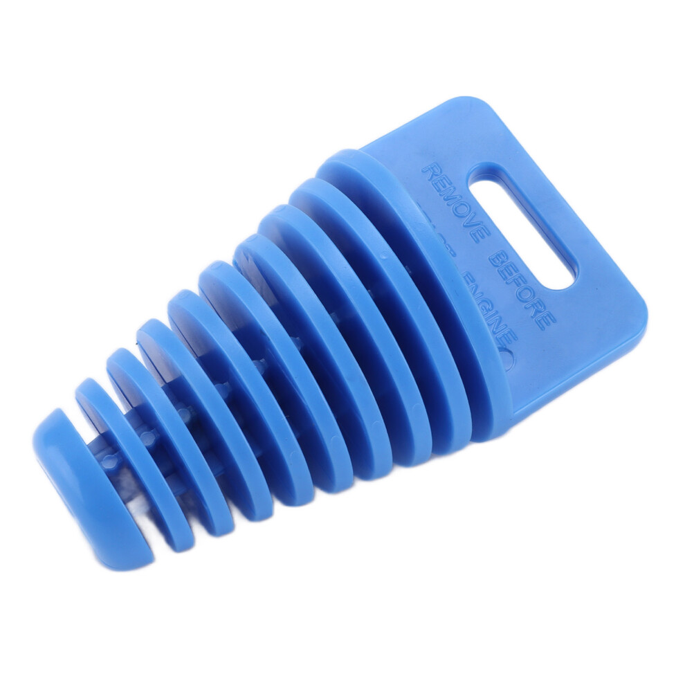 Motorcycle Exhaust Pipe Plug Rubber Muffler Wash Blue 9121376477157