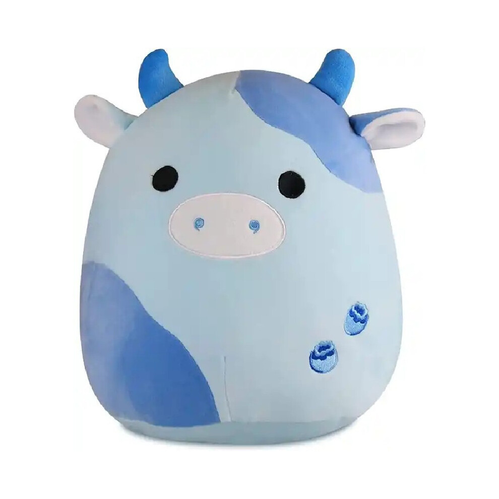 (Blueberry Cow40cm) Squishmallow Shaped Fox Plush Pillow Toys Comfortable Bedroom Office Filling-image-OPC-PJK2DXX-NEW