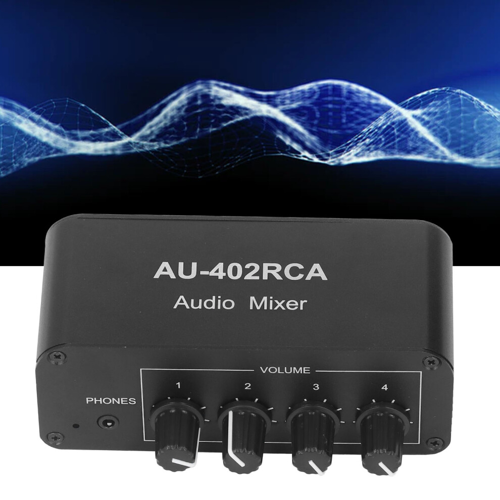 Bidirectional 4-Way Stereo Rca Audio Switcher 5-19V 4991339966371