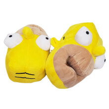 Simpson 3D Plüsch Hausschuhe Haus Winter Plüsch Weich Stofftier Indoor Warm Geschenk Schuhe