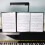 A4 Sheet Music Folder 6 Pages Piano Music Score 5