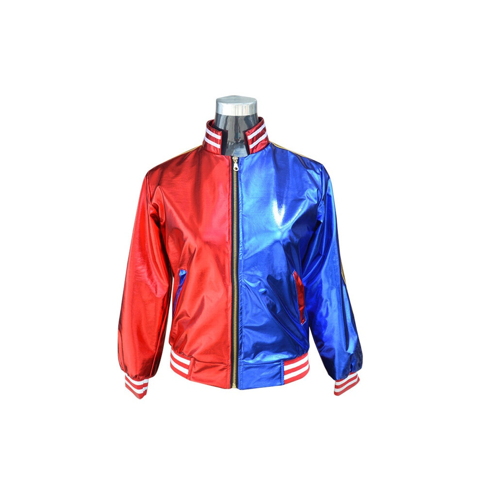 (Jacket, L) Suicide Harley Squad Quinn Cosplay Coat Jacket Shirt Costume Props Party Girl
