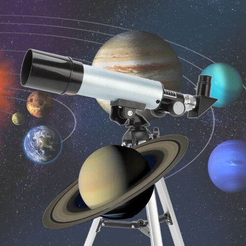 Kids Beginner Refractor Telescope with Tripod – Lightweight, 37.5cm Lens 2