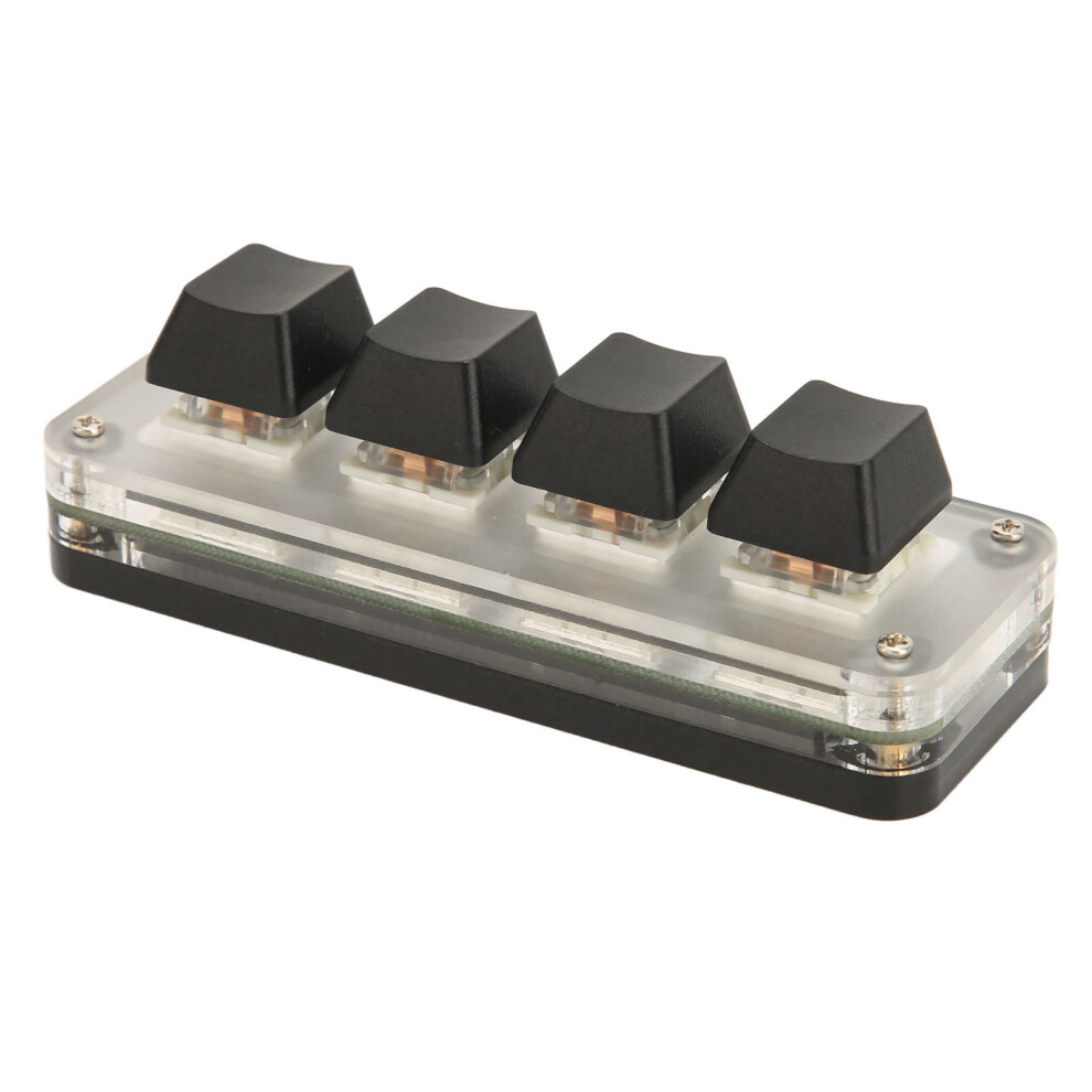 Usb Programmable 4-Key Mechanical Keyboard Rgb Mini Portable Pc Gaming Keypad 4961339967395