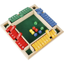 4sided 110 Numbers Shut The Box Dice Board Game Drinking Party Family Toys