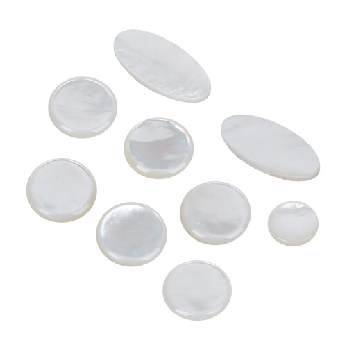 9Pcs Saxophone Button Set White Colour Sax Key