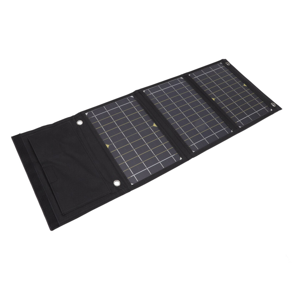 Portable 24W Monocrystalline Solar Panel Foldable For Camping Outdoor 7661339968251
