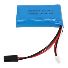 18650 7,4 V 1500 mAh Lithiumbatterie mit 5500 Stecker Ersatzbatterie für RC Auto Flugzeug Schiff