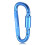 9er-Pack D-Ring-Karabiner mit Verriegelung 8,2  4,2 cm Silber 14